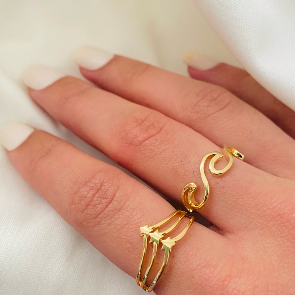 Ocean Wave Ring